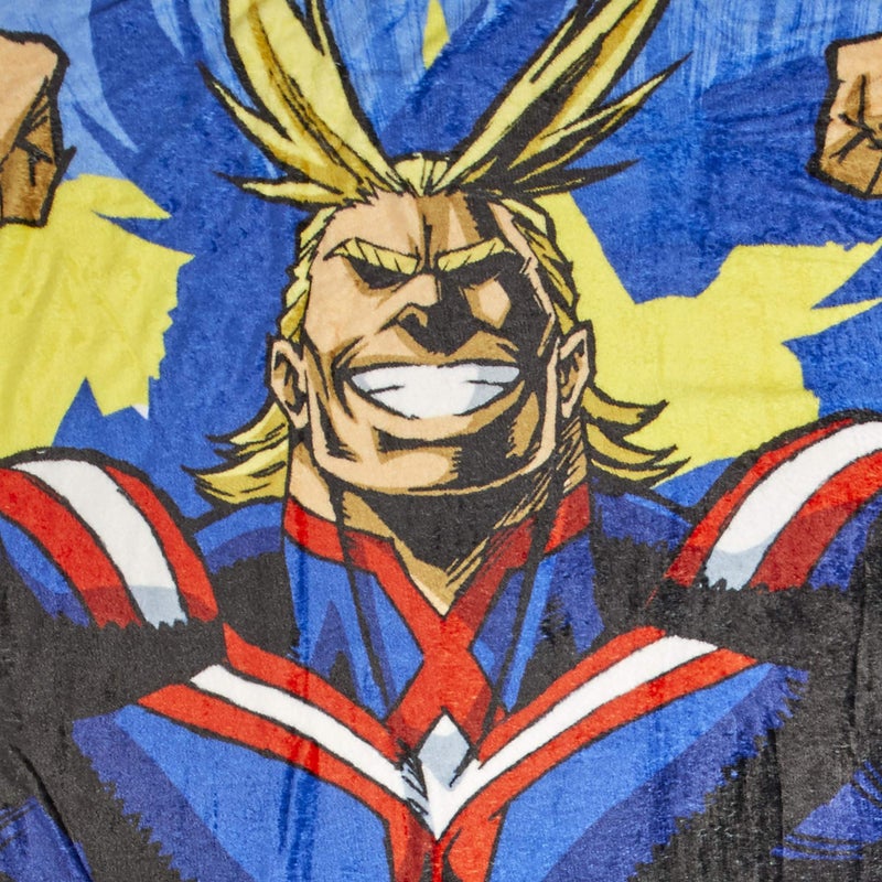JUST FUNKY My Hero Academia All Might Large Fleece Throw Blanket | Official My Hero Academia Collectible Decorative Throw Blanket | 60 x 45 Inches - Image 4